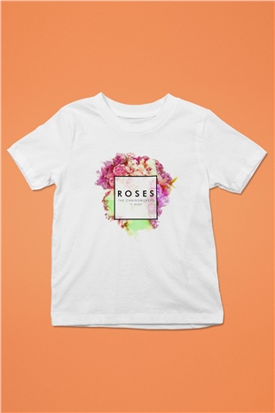 The Chainsmokers Baskılı Beyaz Unisex Çocuk Tişört