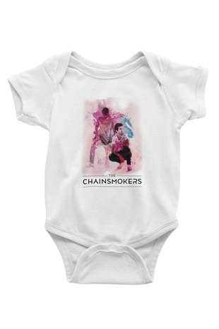 The Chainsmokers Beyaz Bebek Body - Zıbın