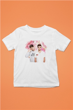 The Chainsmokers Beyaz Unisex Çocuk Tişört
