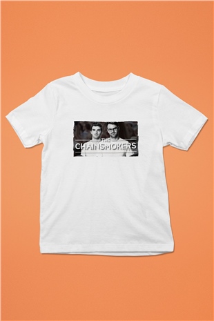 The Chainsmokers Beyaz Unisex Çocuk Tişört