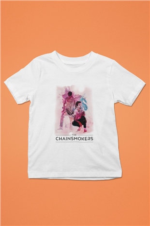 The Chainsmokers Beyaz Unisex Çocuk Tişört