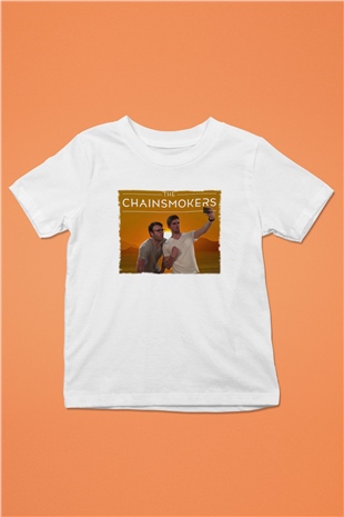 The Chainsmokers Beyaz Unisex Çocuk Tişört
