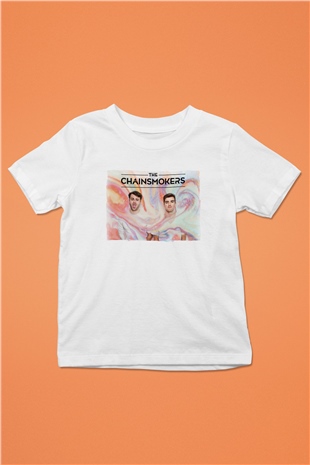 The Chainsmokers Beyaz Unisex Çocuk Tişört