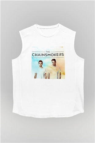 The Chainsmokers Beyaz Unisex Kolsuz Tişört