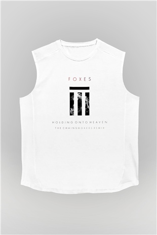 The Chainsmokers Beyaz Unisex Kolsuz Tişört
