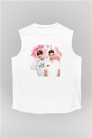 The Chainsmokers Beyaz Unisex Kolsuz Tişört