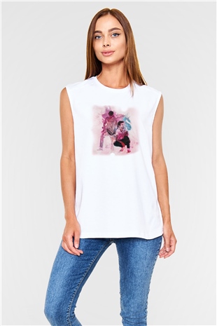 The Chainsmokers Beyaz Unisex Kolsuz Tişört