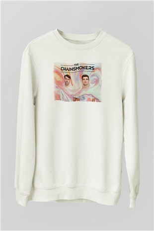 The Chainsmokers Beyaz Unisex Sweatshirt