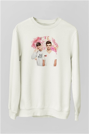 The Chainsmokers Beyaz Unisex Sweatshirt