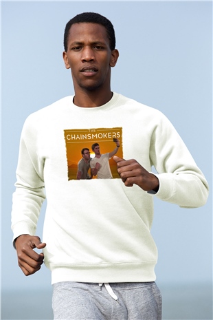 The Chainsmokers Beyaz Unisex Sweatshirt