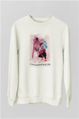 The Chainsmokers Beyaz Unisex Sweatshirt