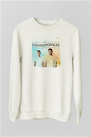 The Chainsmokers Beyaz Unisex Sweatshirt
