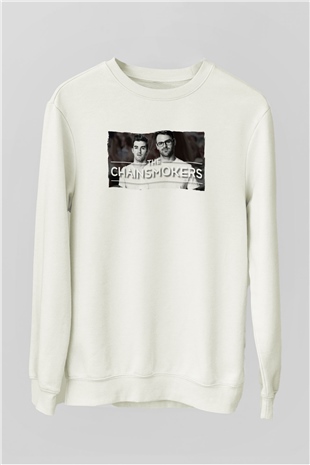 The Chainsmokers Beyaz Unisex Sweatshirt