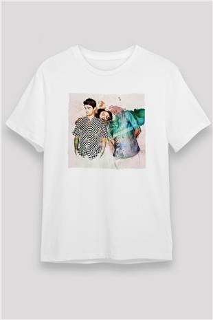The Chainsmokers Beyaz Unisex Tişört T-Shirt - TişörtFabrikası