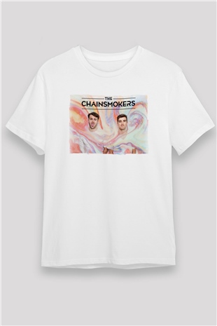 The Chainsmokers Beyaz Unisex Tişört T-Shirt - TişörtFabrikası