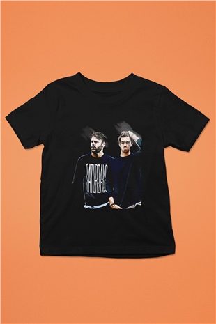 The Chainsmokers Siyah Unisex Çocuk Tişört