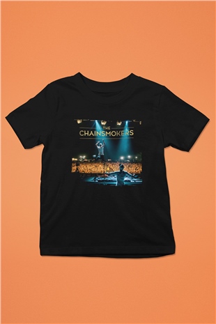The Chainsmokers Siyah Unisex Çocuk Tişört