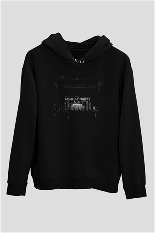 The Chainsmokers Siyah Unisex Kapüşonlu Sweatshirt
