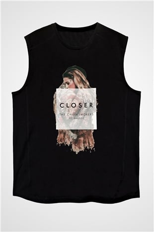 The Chainsmokers Siyah Unisex Kolsuz Tişört