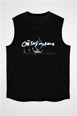 The Chainsmokers Siyah Unisex Kolsuz Tişört