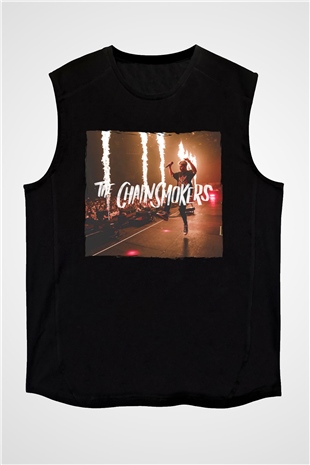 The Chainsmokers Siyah Unisex Kolsuz Tişört