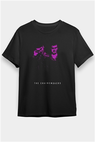 The Chainsmokers Siyah Unisex Tişört T-Shirt - TişörtFabrikası