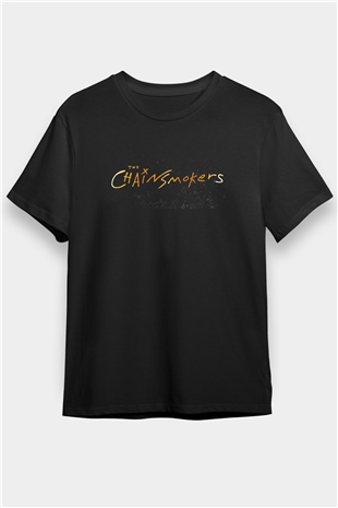 The Chainsmokers Siyah Unisex Tişört T-Shirt - TişörtFabrikası