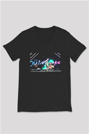 The Chainsmokers Siyah Unisex V Yaka Tişört T-Shirt