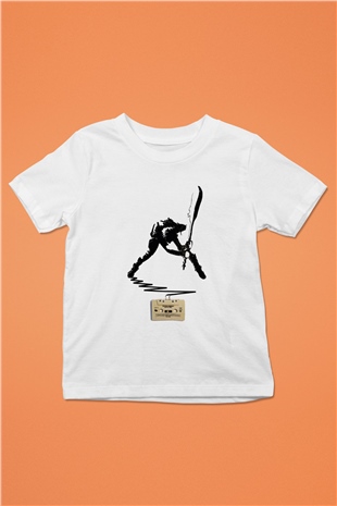 The Clash Baskılı Beyaz Unisex Çocuk Tişört