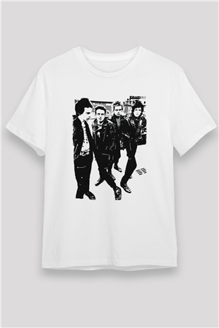 The Clash Beyaz Unisex Tişört T-Shirt - TişörtFabrikası