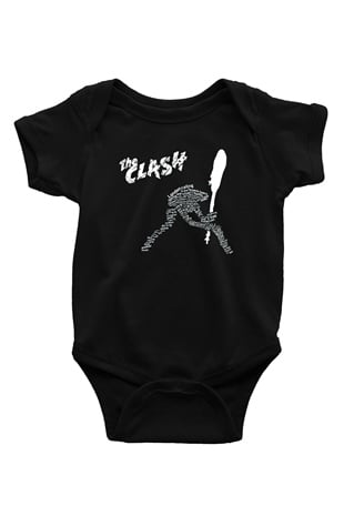 The Clash Siyah Bebek Body - Zıbın