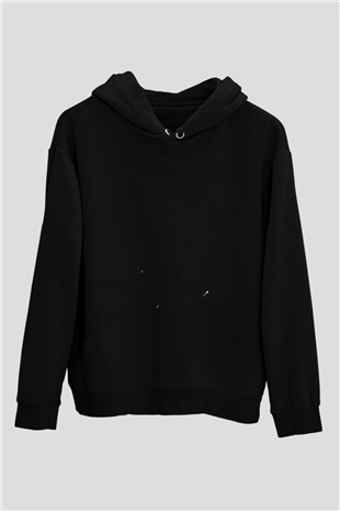 The Clash Siyah Unisex Hoodie
