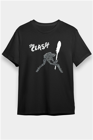 The Clash Siyah Unisex Tişört T-Shirt - TişörtFabrikası