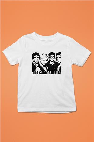 The Cranberries Baskılı Beyaz Unisex Beyaz Çocuk Tişört - Tshirt