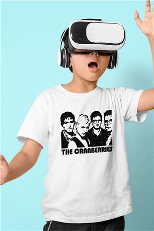 The Cranberries Baskılı Beyaz Unisex Beyaz Çocuk Tişört - Tshirt