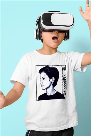 The Cranberries Baskılı Beyaz Unisex Beyaz Çocuk Tişört - Tshirt