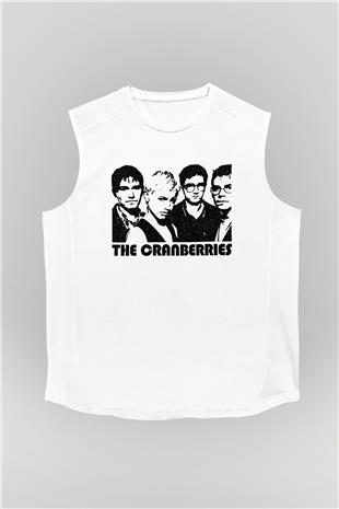 The Cranberries Baskılı Beyaz Unisex Kolsuz Tişört - Tshirt