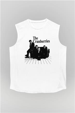 The Cranberries Baskılı Beyaz Unisex Kolsuz Tişört - Tshirt
