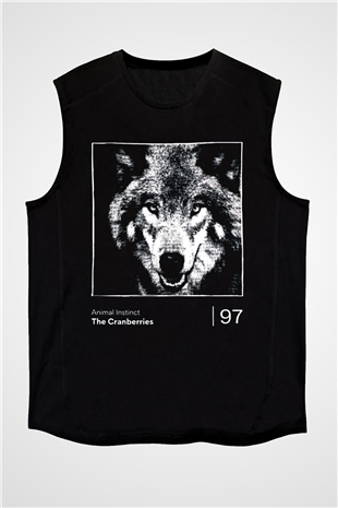 The Cranberries Baskılı Unisex Siyah Kolsuz Tişört - Tshirt