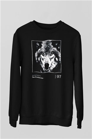 The Cranberries Baskılı Unisex Siyah Sweatshirt