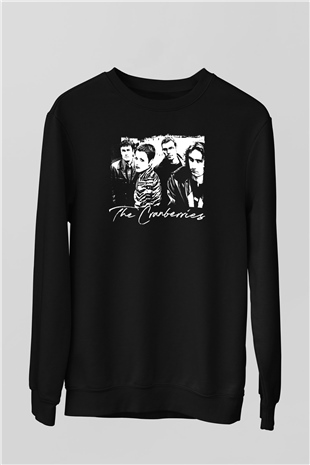 The Cranberries Baskılı Unisex Siyah Sweatshirt