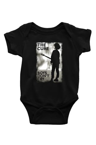 The Cure Baskılı Siyah Bebek Body - Zıbın