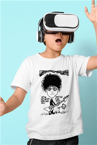 The Cure Beyaz Unisex Çocuk Tişört