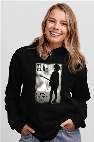 The Cure Siyah Unisex Hoodie