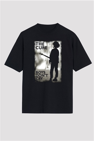The Cure Siyah Unisex Oversize Tişört T-Shirt