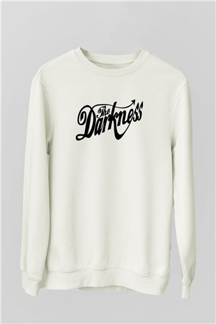The Darkness Beyaz Unisex Sweatshirt