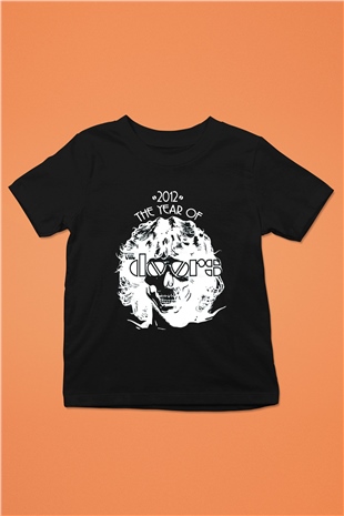 The Doors Baskılı Siyah Unisex Çocuk Tişört
