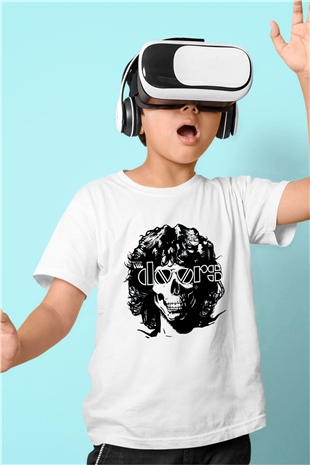 The Doors Beyaz Unisex Çocuk Tişört
