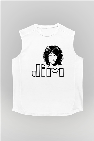 The Doors Beyaz Unisex Kolsuz Tişört