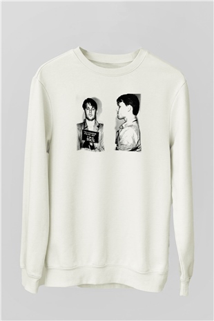 The Doors Beyaz Unisex Sweatshirt